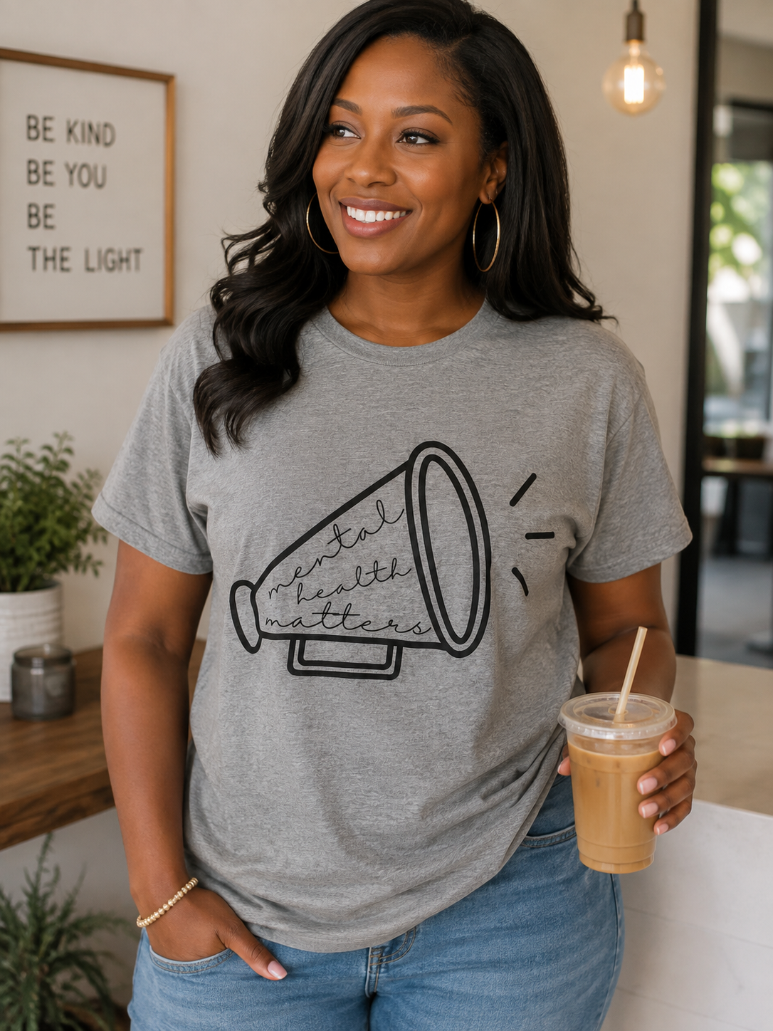 Mental Health Matters Megaphone T-Shirt