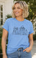 Hurricane Helene Relief Graphic T-Shirt - CAROLINA BLUE