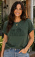 Hurricane Helene Relief Graphic T-Shirt - PINE GREEN