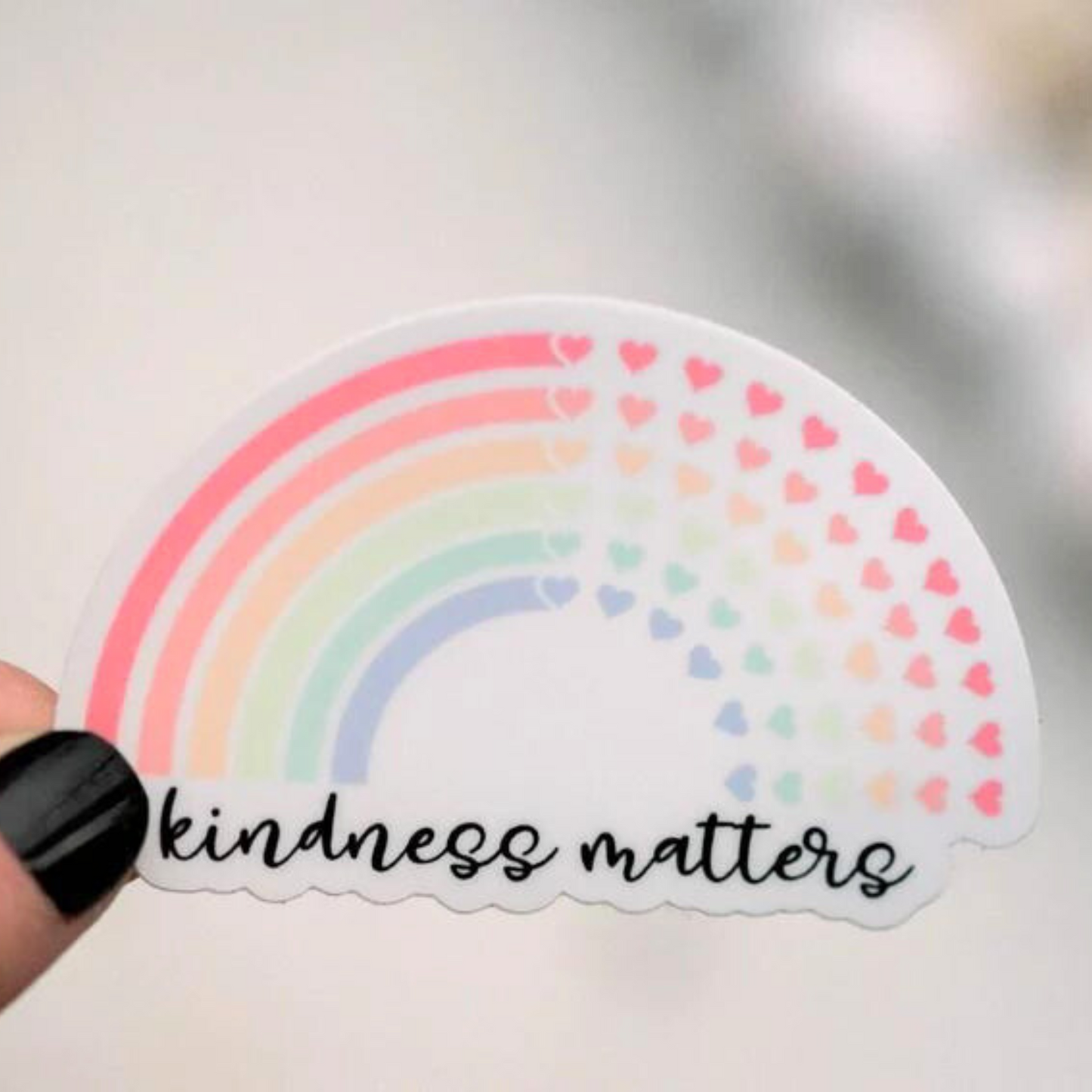 Kindness Matters Rainbow Sticker