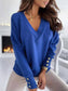 Main Attraction V-Neck Long Sleeve Sweater