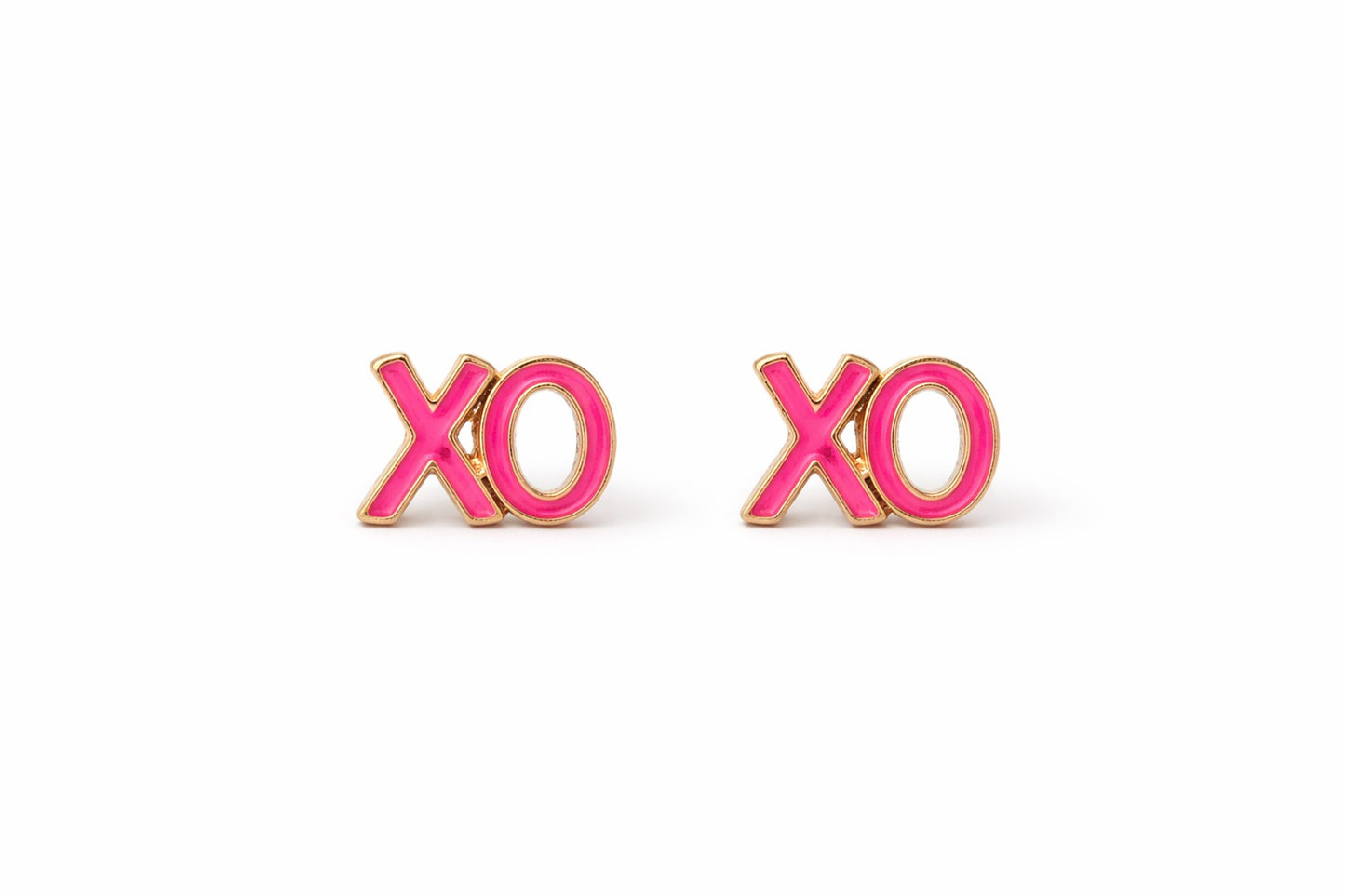 The Ginger - XOXO Enamel Earrings