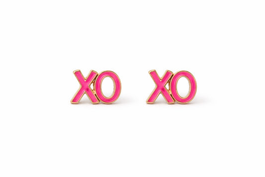The Ginger - XOXO Enamel Earrings