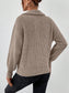 Perfect Half Zip Dropped Shoulder Pullover