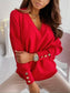 Main Attraction V-Neck Long Sleeve Sweater