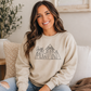 Hurricane Helene Relief Graphic Sweatshirt - SAND