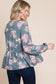 Can't Resisst Babydoll Floral Long Sleeve Blouse