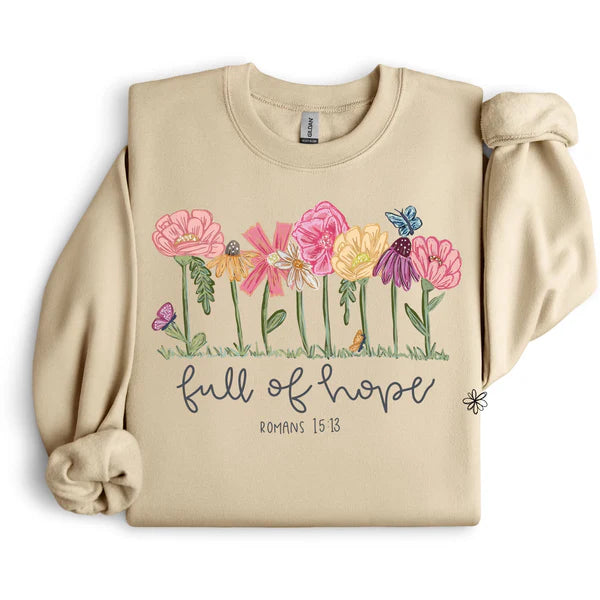 Full of Hope Sweatshirt - SAND