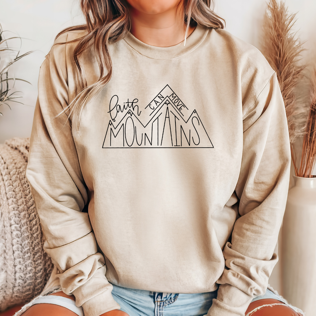 Hurricane Helene Relief Graphic Sweatshirt - SAND