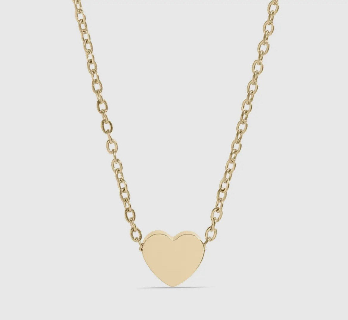 The Emma - 18K Gold Coated Mini Heart Necklace