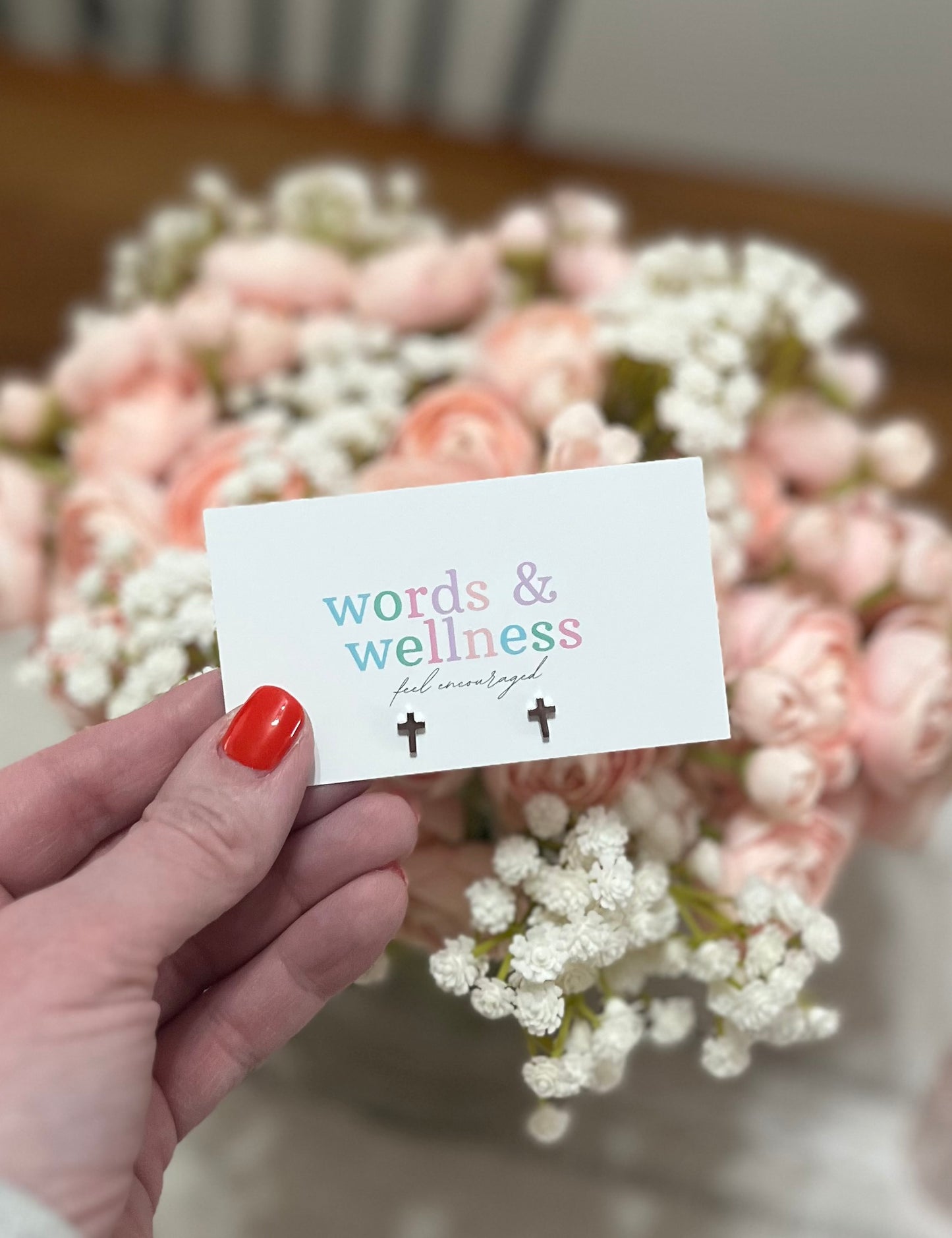 The Sydney - Stainless Steel Cross Stud Earrings