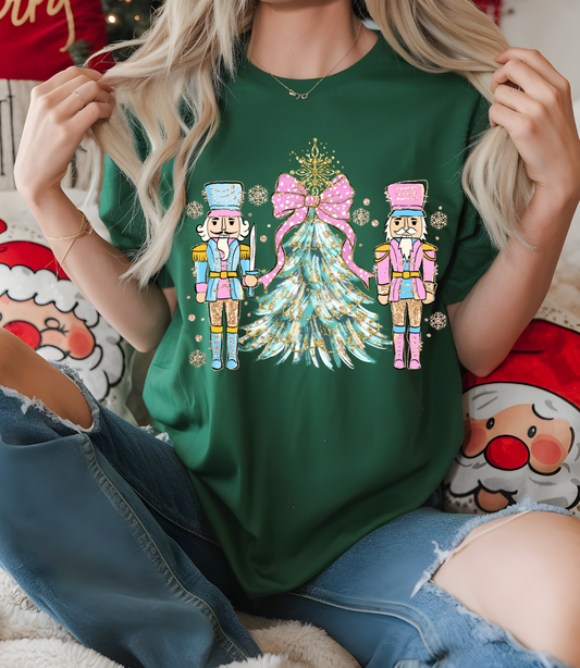 Nutcracker Wonderland in Forest Green Graphic Tee or Sweatshirt