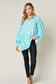 Double Take Smocked Long Sleeve Blouse