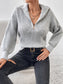 Perfect Half Zip Dropped Shoulder Pullover