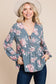 Can't Resisst Babydoll Floral Long Sleeve Blouse