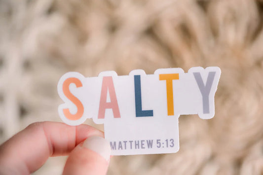 SALTY Matthew 5:13 Sticker